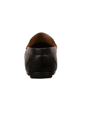 black synthetic slip on loafers - 17582560 - Standard Image - 3