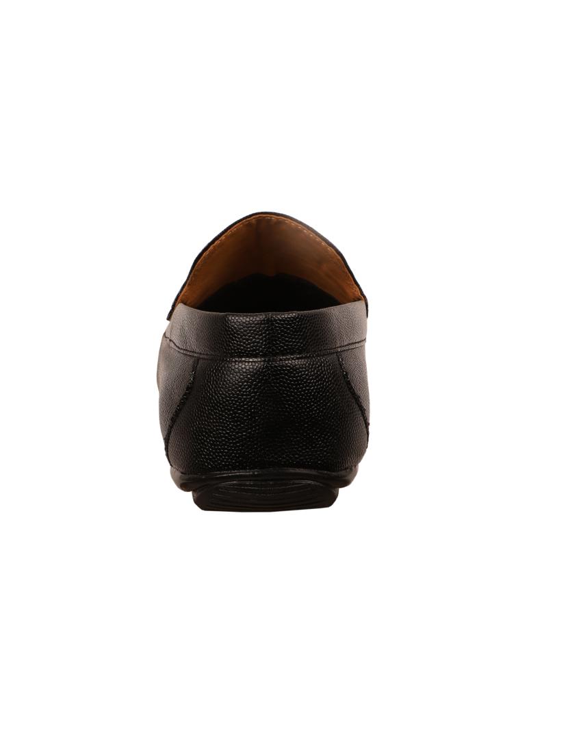 black synthetic slip on loafers - 17582560 - Zoom Image - 3