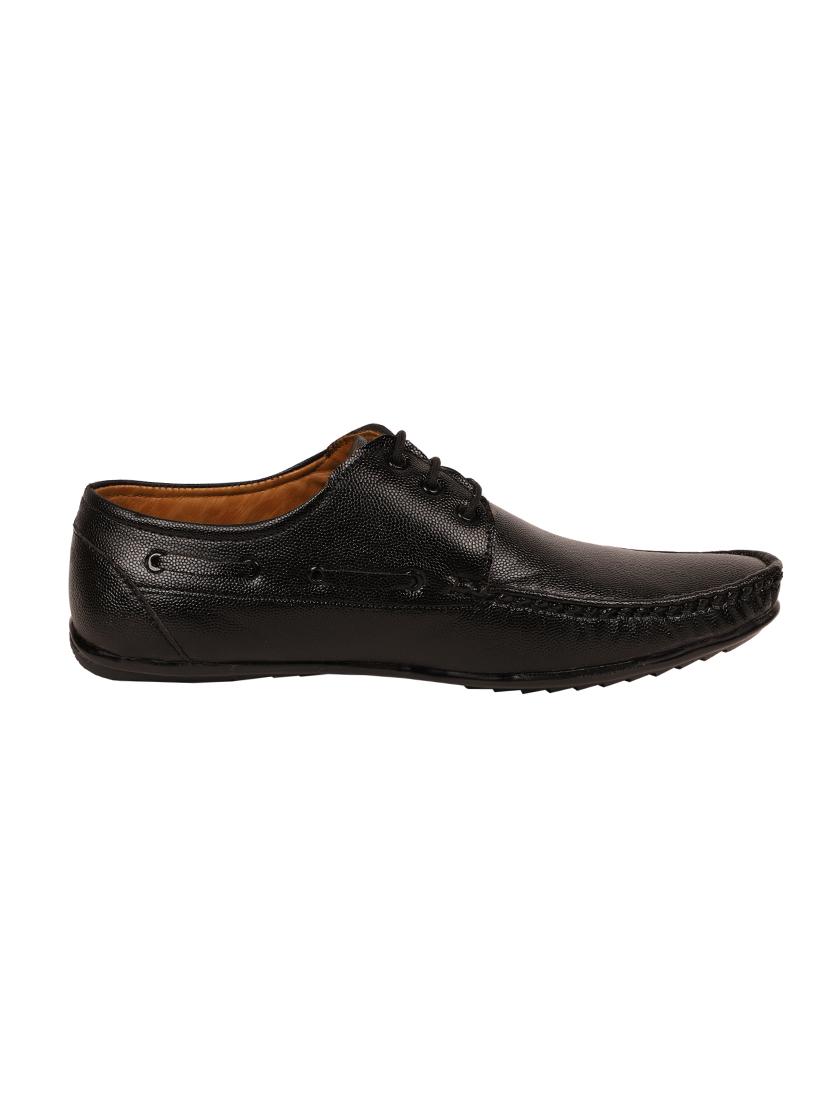 black synthetic lace up shoes - 17582570 - Zoom Image - 2