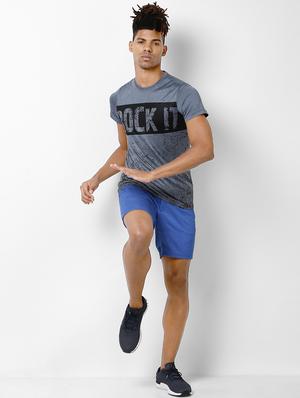 blue solid shorts - 17582781 - Standard Image - 4