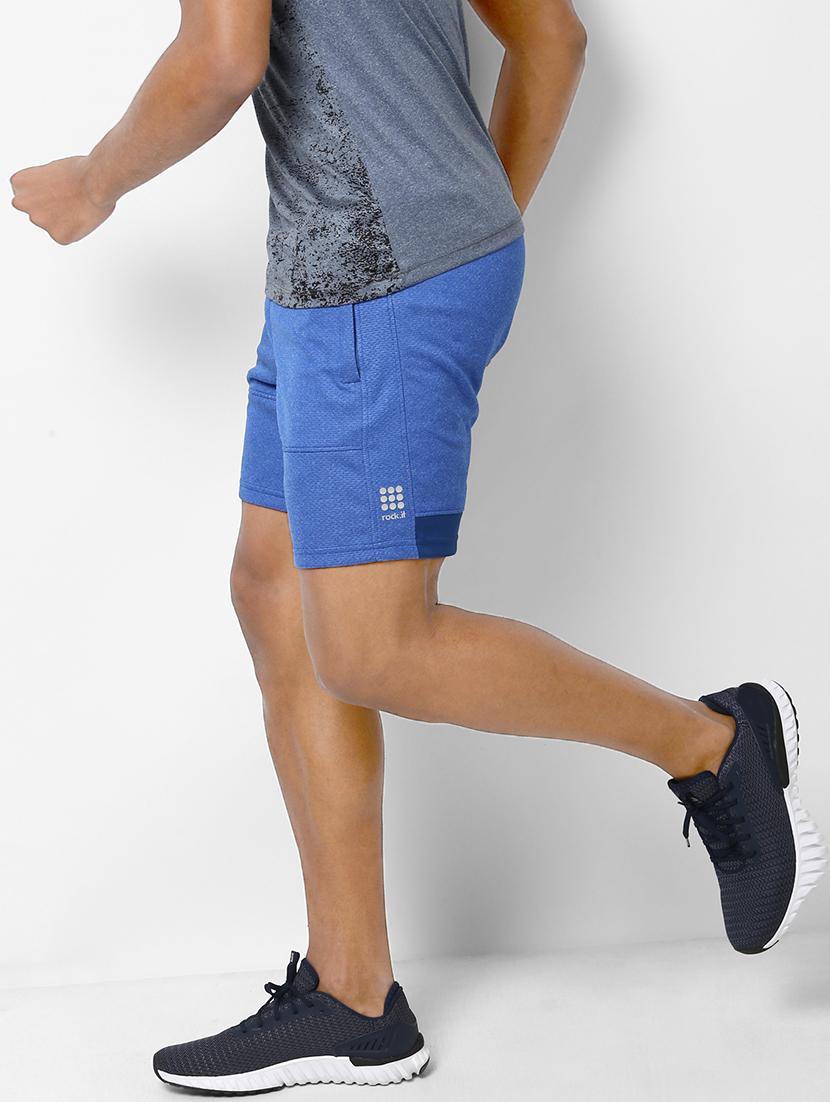 blue solid shorts - 17582781 - Zoom Image - 2