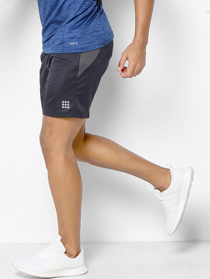 grey solid shorts - 17582782 - Zoom Image - 2