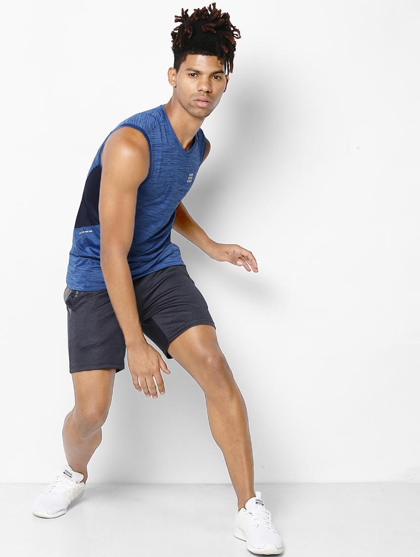 grey solid shorts - 17582782 - Zoom Image - 4