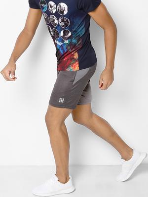 grey solid short - 17582783 - Standard Image - 2