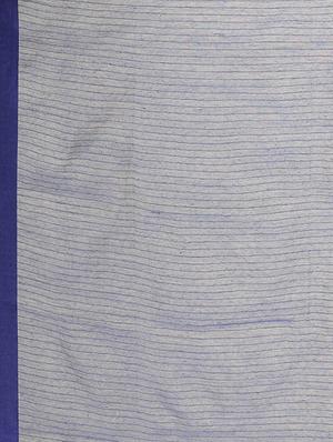 striped tant saree with blouse - 17582865 - Standard Image - 4