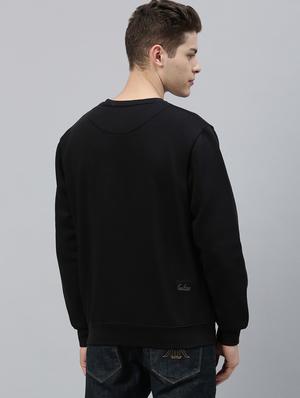 black solid sweatshirt - 17583005 - Standard Image - 3