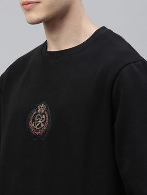 black solid sweatshirt - 17583005 - Standard Image - 5
