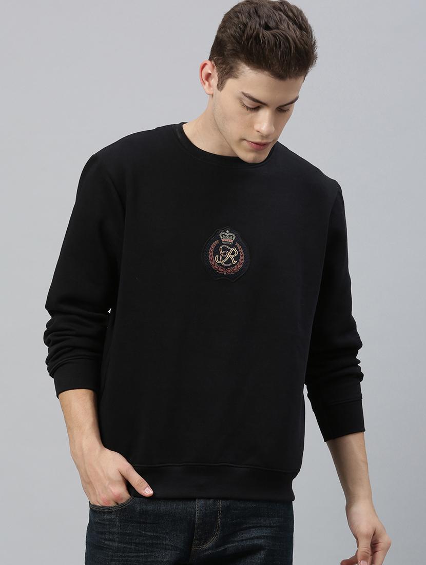 black solid sweatshirt - 17583005 - Zoom Image - 1