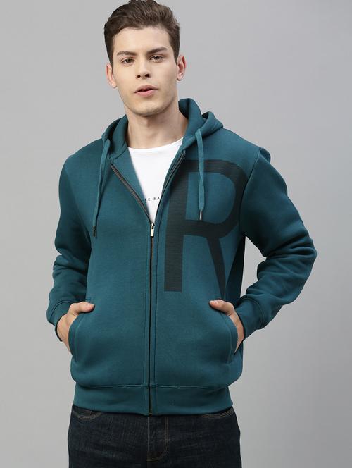 green printed sweatshirt - 17583007 - Standard Image - 1