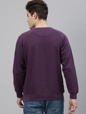 purple printed sweatshirt - 17583013 - Standard Image - 3