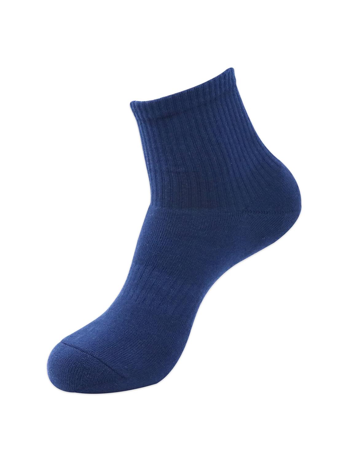 navy blue cotton ankle length sock - 17583498 - Zoom Image - 2