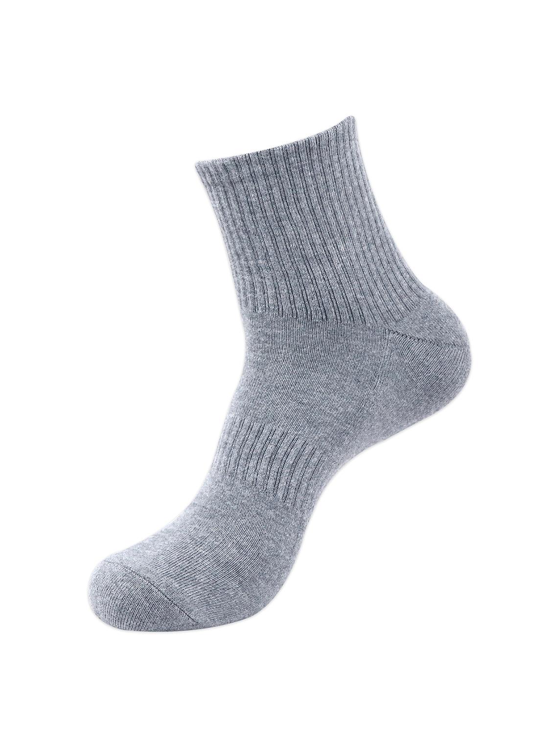 grey cotton ankle length sock - 17583499 - Zoom Image - 2