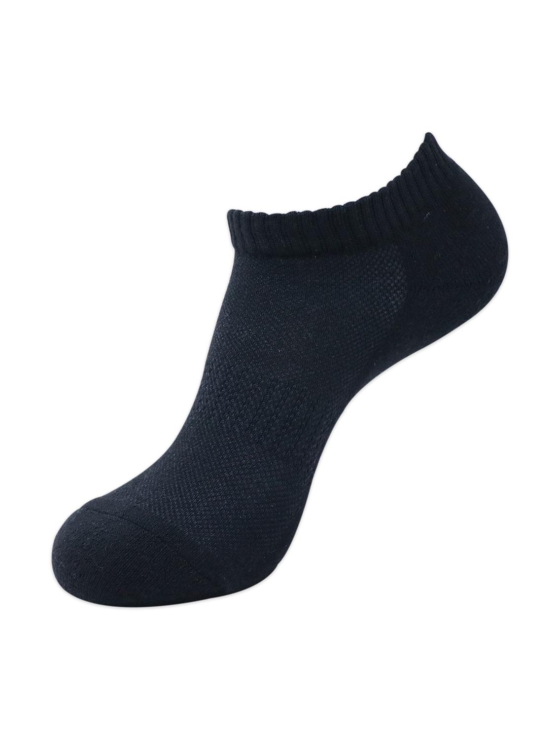 black cotton ankle length sock - 17583500 - Zoom Image - 2