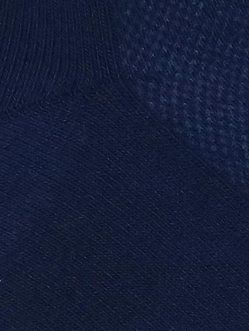 navy blue cotton ankle length sock - 17583501 - Zoom Image - 4