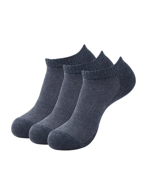 grey cotton ankle length sock - 17583502 - Standard Image - 1