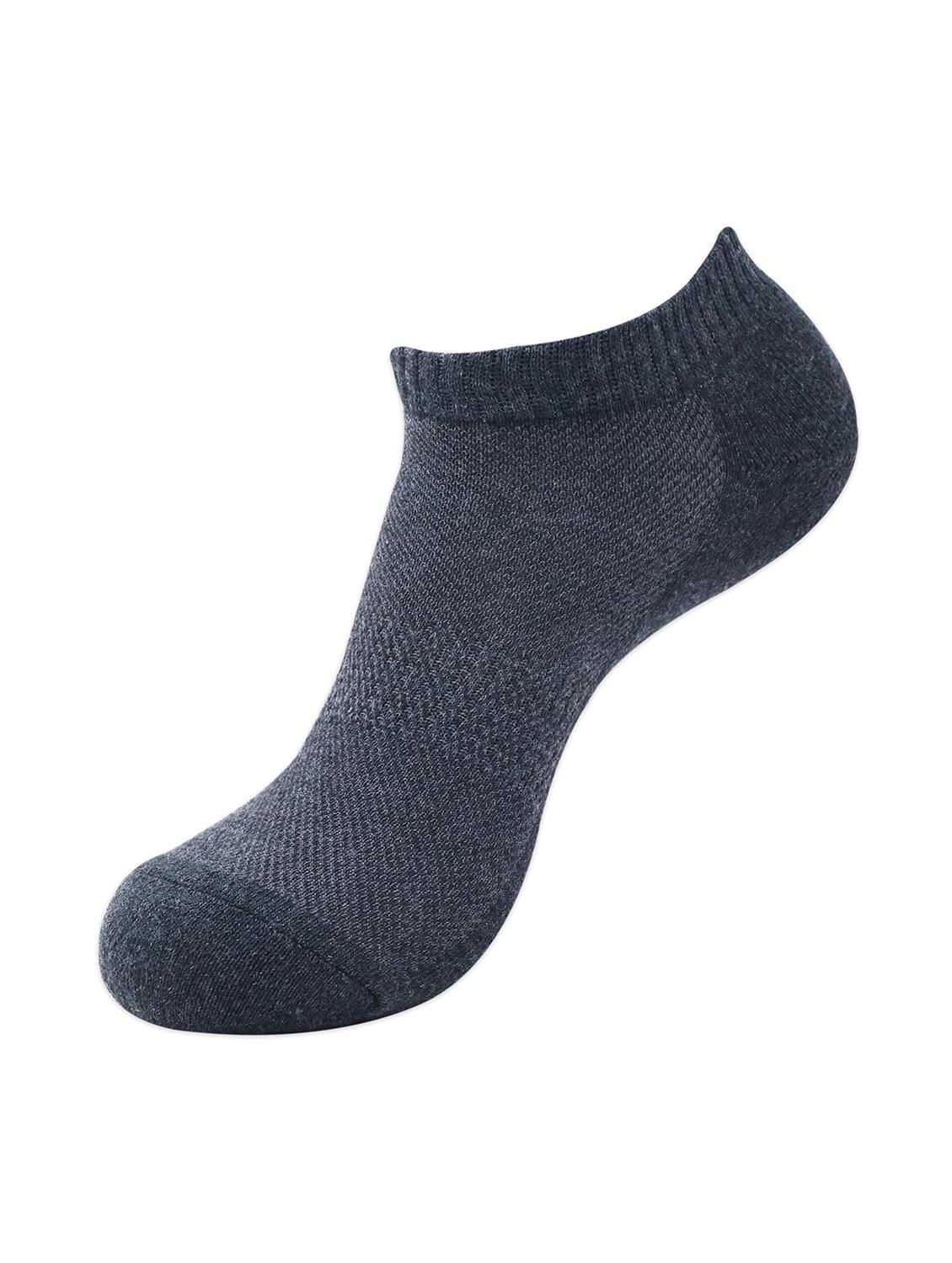 grey cotton ankle length sock - 17583502 - Zoom Image - 2