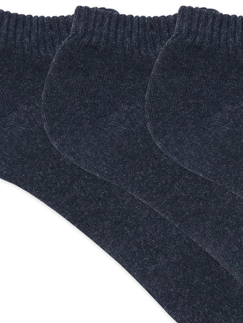 grey cotton ankle length sock - 17583502 - Zoom Image - 3