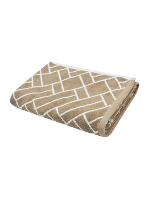 bianca mercerized combed cotton bumpy-stripes towels -1pc bath towel (sonoma) solid-sand - 17583564 - Standard Image - 3