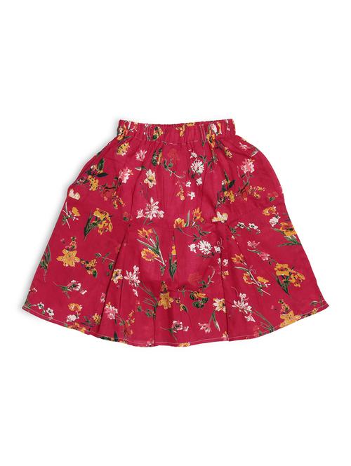 multi polyester skirt - 17583602 - Standard Image - 1