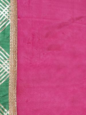 bandhani printed saree with blouse - 17583801 - Standard Image - 6