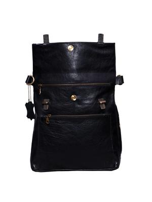 black leather utility backpack - 17583810 - Standard Image - 2