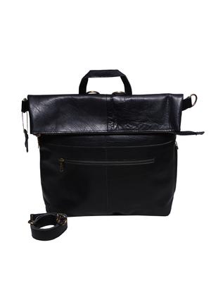 black leather utility backpack - 17583841 - Standard Image - 4