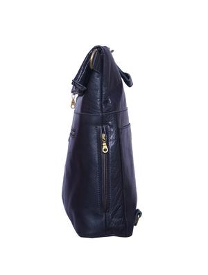 black leather utility backpack - 17583841 - Standard Image - 5