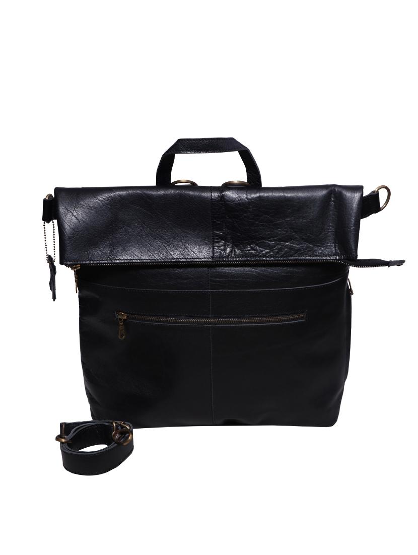 black leather utility backpack - 17583841 - Zoom Image - 4