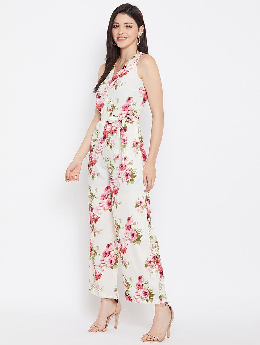 floral full leg jumpsuit - 17583902 - Zoom Image - 2