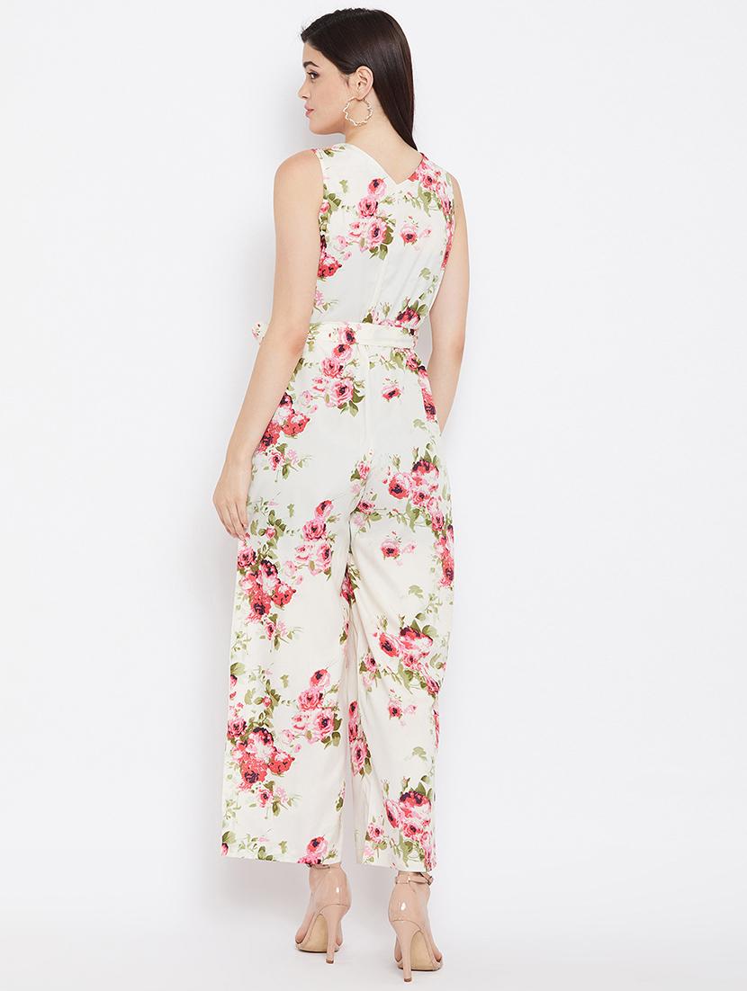 floral full leg jumpsuit - 17583902 - Zoom Image - 3
