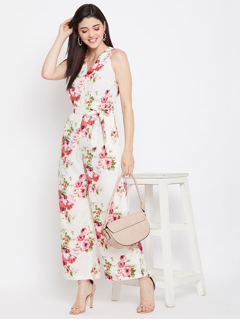 floral full leg jumpsuit - 17583902 - Zoom Image - 4