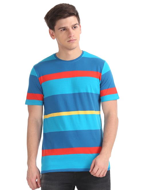 blue striped t-shirt - 17584291 - Standard Image - 1