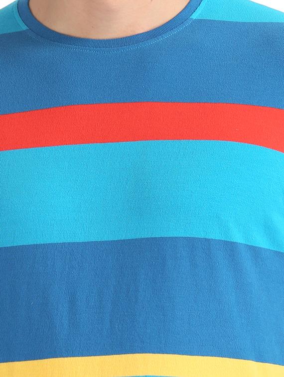 blue striped t-shirt - 17584291 - Zoom Image - 5