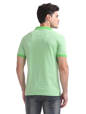 green striped polo t-shirt - 17584347 - Standard Image - 3