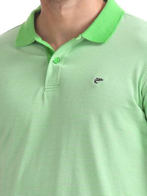 green striped polo t-shirt - 17584347 - Standard Image - 5