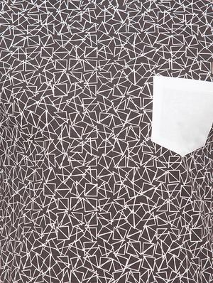 black printed cut & sew pocket t-shirt - 17584353 - Standard Image - 5