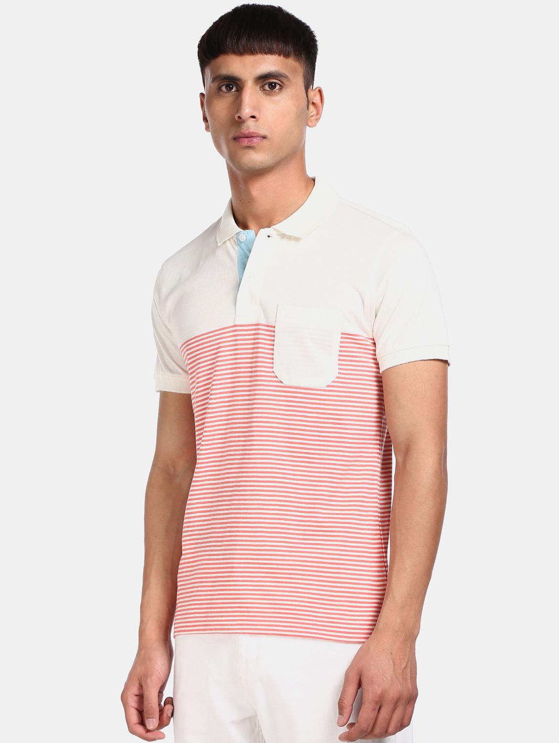 red striped polo t-shirt - 17584380 - Zoom Image - 1