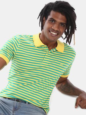 green striped polo t-shirt - 17584392 - Standard Image - 5