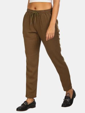 drawstring waist track pants - 17584477 - Standard Image - 2