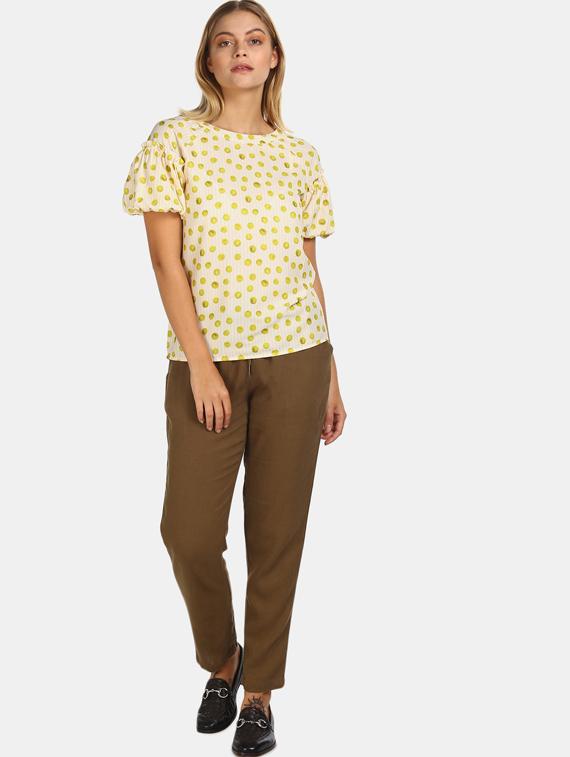 drawstring waist track pants - 17584477 - Zoom Image - 4
