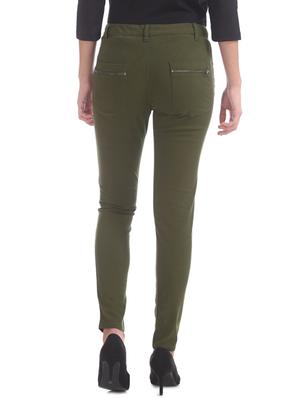green cotton chinos trousers - 17584490 - Standard Image - 3