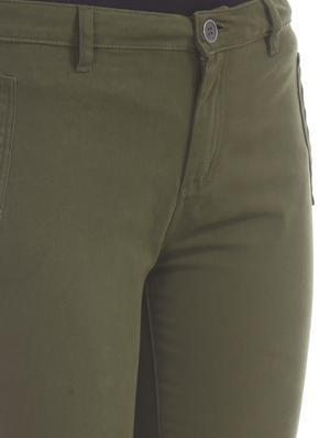 green cotton chinos trousers - 17584490 - Standard Image - 5