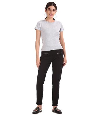 black cotton chinos trousers - 17584516 - Standard Image - 4
