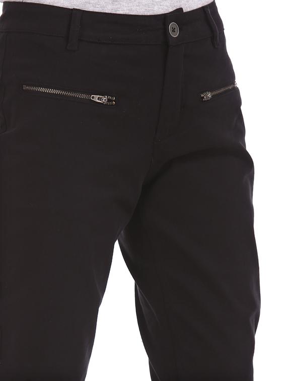 black cotton chinos trousers - 17584516 - Zoom Image - 5