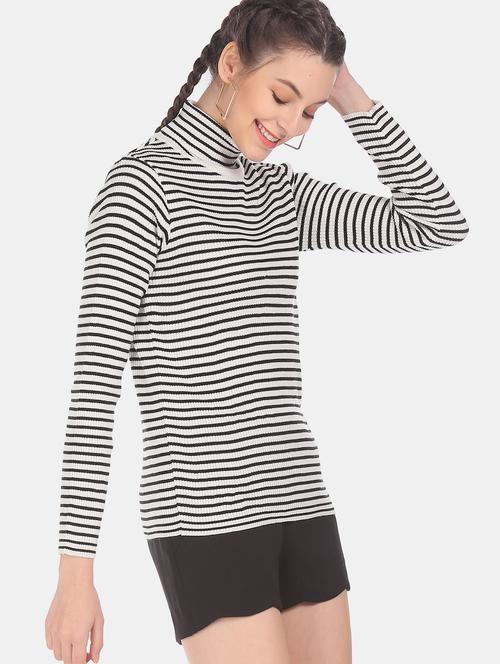 white acrylic wool blend cardigan - 17584550 - Standard Image - 1
