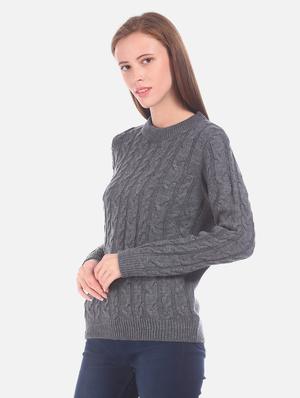 black acrylic wool blend cardigan - 17584552 - Standard Image - 2