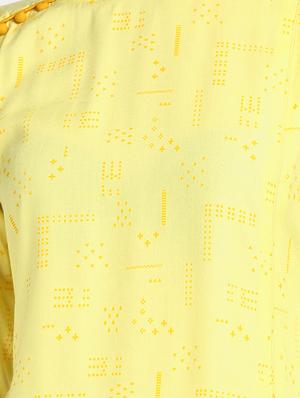 printed high-low kurta - 17584615 - Standard Image - 4