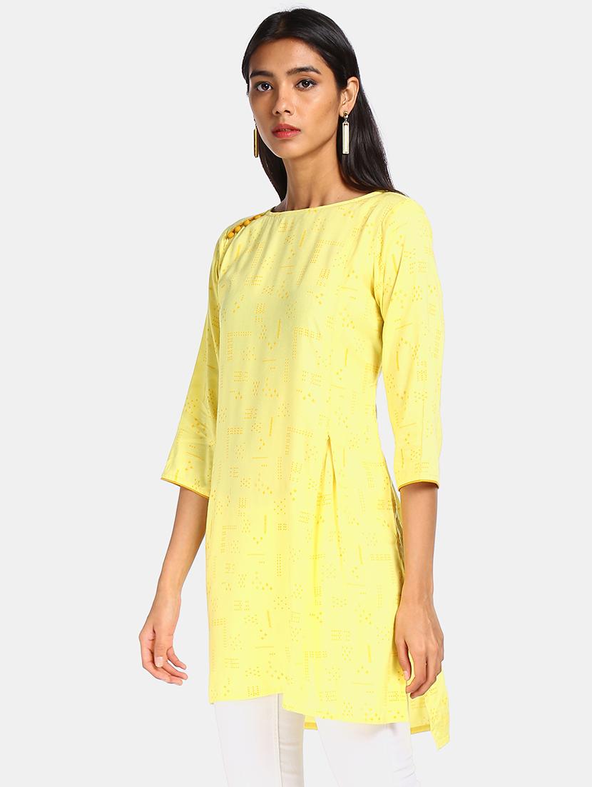 printed high-low kurta - 17584615 - Zoom Image - 2