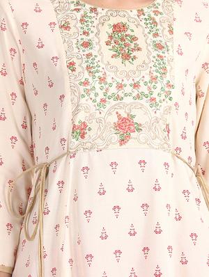 floral a-line kurta - 17584634 - Standard Image - 4
