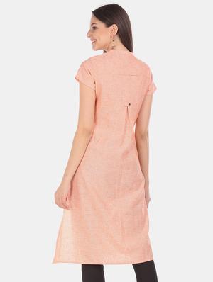 solid straight kurta - 17584639 - Standard Image - 3